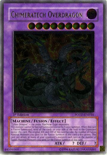 Chimeratech Overdragon [POTD-EN034] Último ejemplar raro 