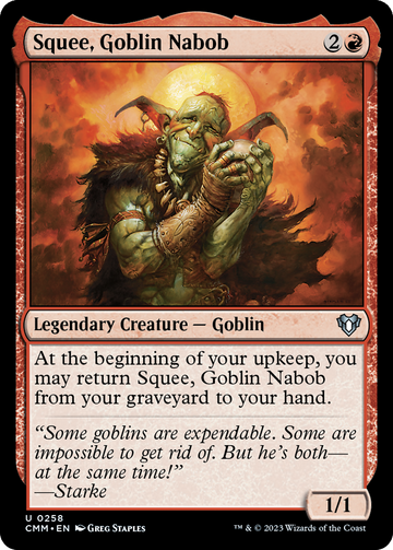 Squee, Goblin Nabob [Comandante Masters] 