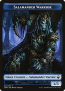 Ficha de doble cara de guerrero salamandra // Ángel [Fichas de leyendas de Commander] -2