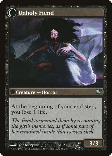 Cloistered Youth // Unholy Fiend [Innistrad] - 0