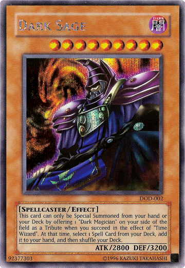Sabio oscuro [DOD-002] Prismático Secreto Raro 