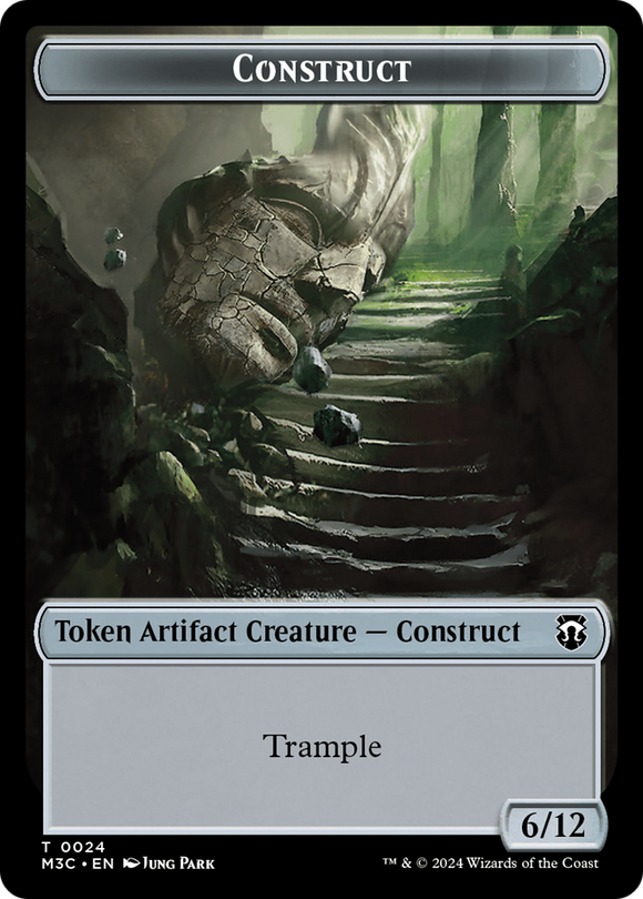 Construct // Ficha de doble cara Myr [Fichas de comandante de Modern Horizons 3] 