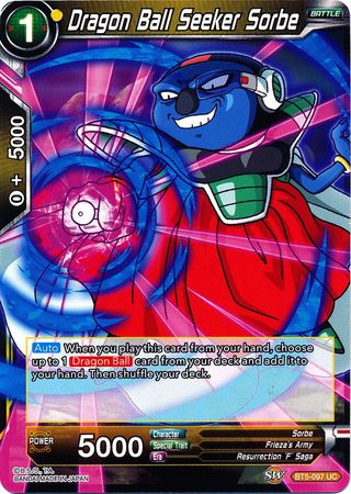 Dragon Ball Seeker Sorbe (BT5-097) [Renacimiento milagroso] 