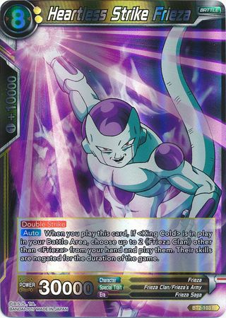 Golpe sin corazón de Freezer (BT2-103) [Union Force] 