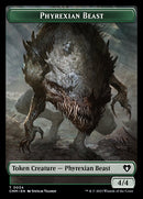 Ficha de doble cara de Eldrazi Scion // Phyrexian Beast [Fichas de Commander Masters] -2