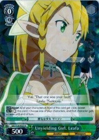 La chica inquebrantable, Leafa (SAO/S26-E023 R) [Sword Art Online Vol.2] 