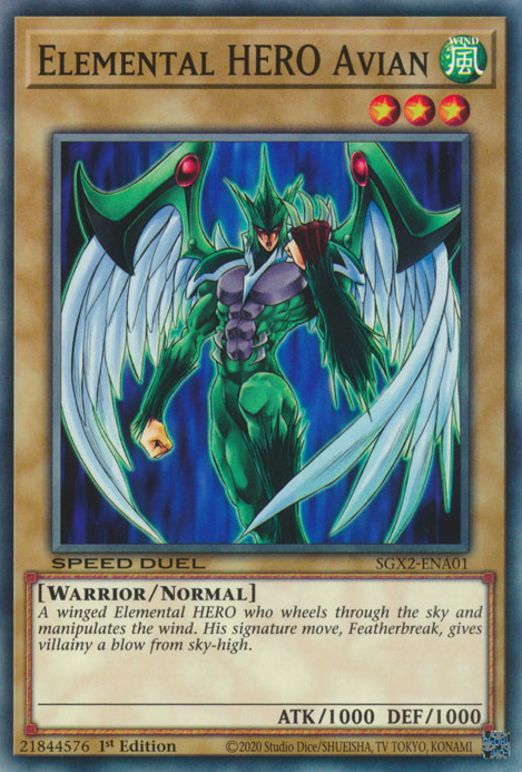HÉROE Elemental Aviar [SGX2-ENA01] Común 