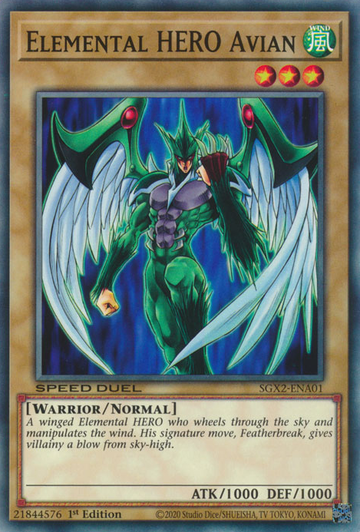 HÉROE Elemental Aviar [SGX2-ENA01] Común 