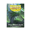 Dragon Shield: Standard 100ct Sleeves - Apple Green & Silver (Dual Matte)-3