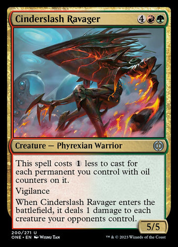 Devastador de Cinderslash [Phyrexia: Todos serán uno] 