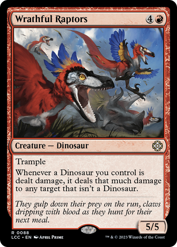 Raptores furiosos [Las cavernas perdidas de Ixalan Comandante] 