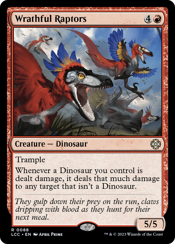 Raptores furiosos [Las cavernas perdidas de Ixalan Comandante] 