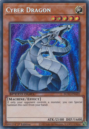 Cyber ​​Dragon [SGX1-ENG01] Raro secreto 