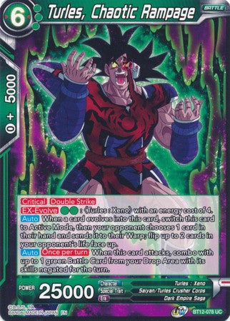 Turles, Alboroto caótico (BT12-078) [Rejuvenecimiento vicioso] 
