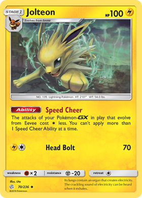 Jolteon (70/236) [Sol y Luna: Eclipse Cósmico] 
