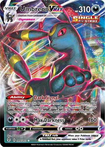 Umbreon VMAX (095/203) [Espada y escudo: Cielos evolutivos] 