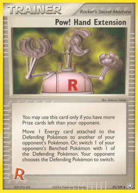 ¡Pum! Extensión de mano (85/109) [EX: El Equipo Rocket regresa] 