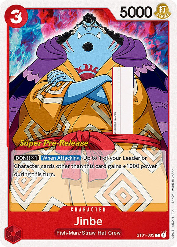 Jinbe [Super Mazo de inicio de prelanzamiento: Tripulación del Sombrero de Paja] 