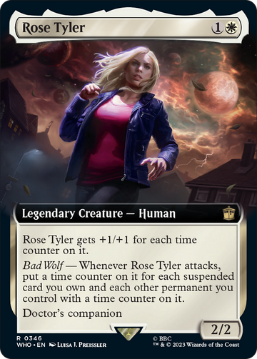 Rose Tyler (ilustración ampliada) [Doctor Who] 