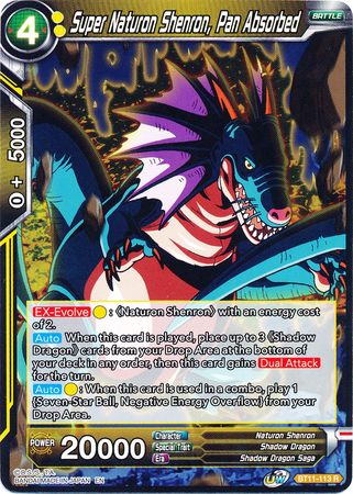 Super Naturon Shenron, Pan Absorbido (BT11-113) [Línea de sangre Vermilion] 