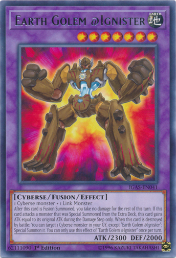 Golem de Tierra @Ignister [IGAS-EN041] Raro 