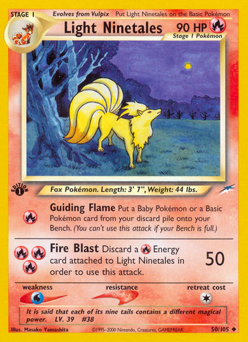 Ninetales de luz (50/105) [Neo Destiny 1.ª edición] 