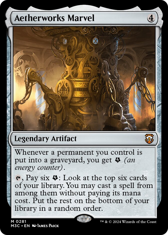 Marvel de Aetherworks [Comandante de Modern Horizons 3] 
