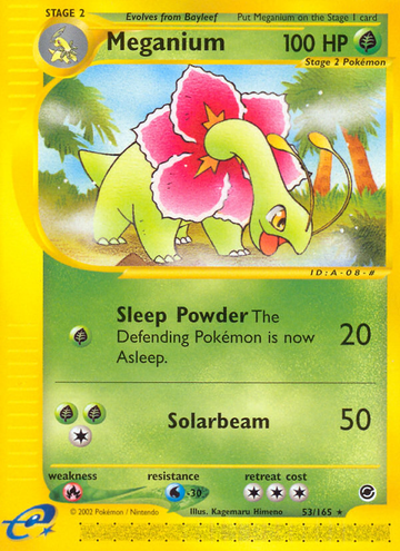 Meganium (53/165) [Expedición: conjunto básico] 