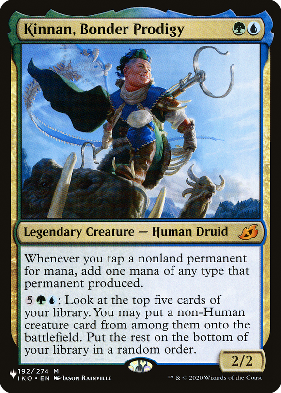 Kinnan, Bonder Prodigy [Guarida secreta: de lo lindo a lo brutal] 