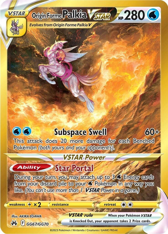 Forma original Palkia VSTAR (GG67/GG70) (Secreto) [Espada y escudo: Crown Zenith] 