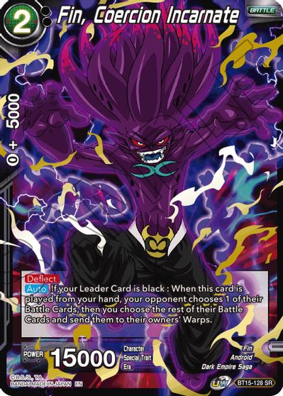 Fin, la encarnación de la coerción (BT15-128) [Duelo de los Saiyans] 