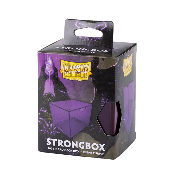 Dragon Shield: Strongbox - Clear Purple