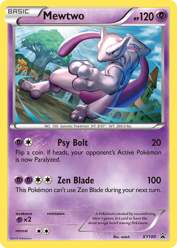 Mewtwo (XY100) [Promociones de XY: Black Star] 