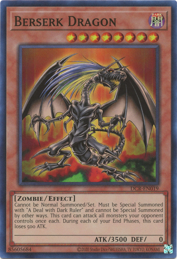 Dragón Berserk (25.º aniversario) [DCR-EN019] Súper raro 