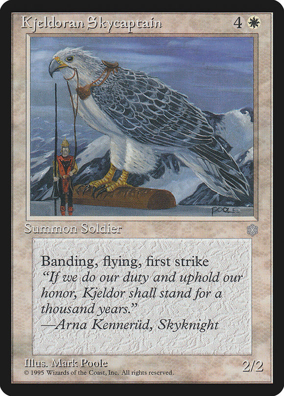 Capitán del cielo Kjeldoran [Era de hielo] 