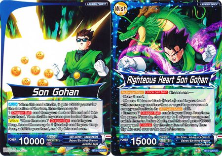 Son Gohan // Son Gohan de corazón justo (BT5-026) [Renacimiento milagroso] 