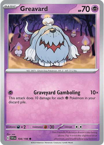 Greavard (104/198) [Scarlet &amp; Violet: Colección básica] 