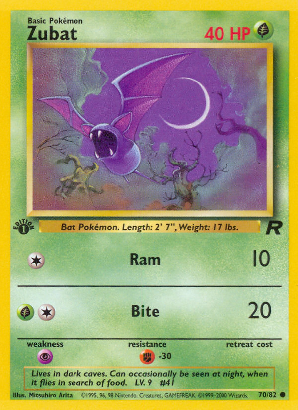 Zubat (70/82) [Equipo Rocket 1.ª edición] 