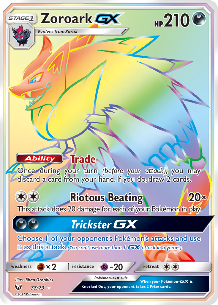 Zoroark GX (77/73) [Sol y Luna: Leyendas brillantes] 