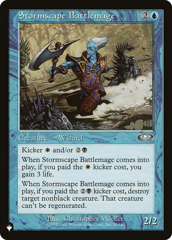 Mago de batalla de Stormscape [La lista] 
