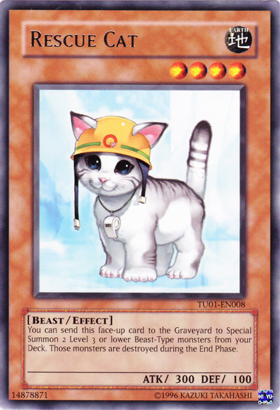 Gato rescatado [TU01-EN008] Raro 