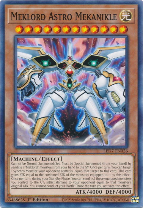 Meklord Astro Mekanikle [LED7-EN026] Común 
