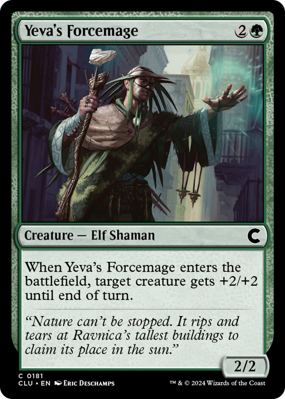 Forcemage de Yeva [Ravnica: Clue Edition] 