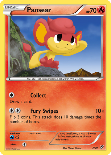 Pansear (7/39) [XY: Set de inicio de Kalos] 