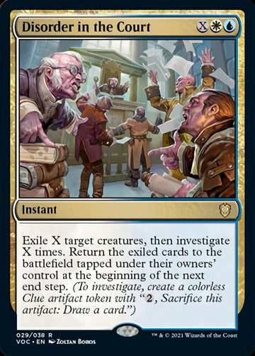 Desorden en la corte [Innistrad: Crimson Vow Commander] 