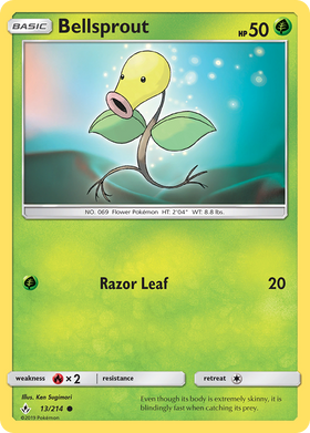 Bellsprout (13/214) [Sol y Luna: Lazos inquebrantables] 