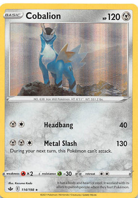 Cobalion (114/198) [Espada y escudo: Reinado escalofriante] 