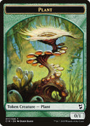Cat Warrior // Plant Double-Sided Token [Commander 2018 Tokens]-2