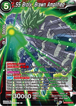 SS Broly, fuerza aumentada (poco común) (BT13-024) [Supreme Rivalry] 
