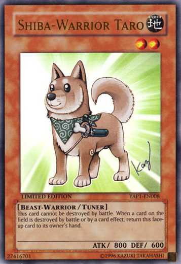 Taro guerrero Shiba [YAP1-EN008] Ultra raro 